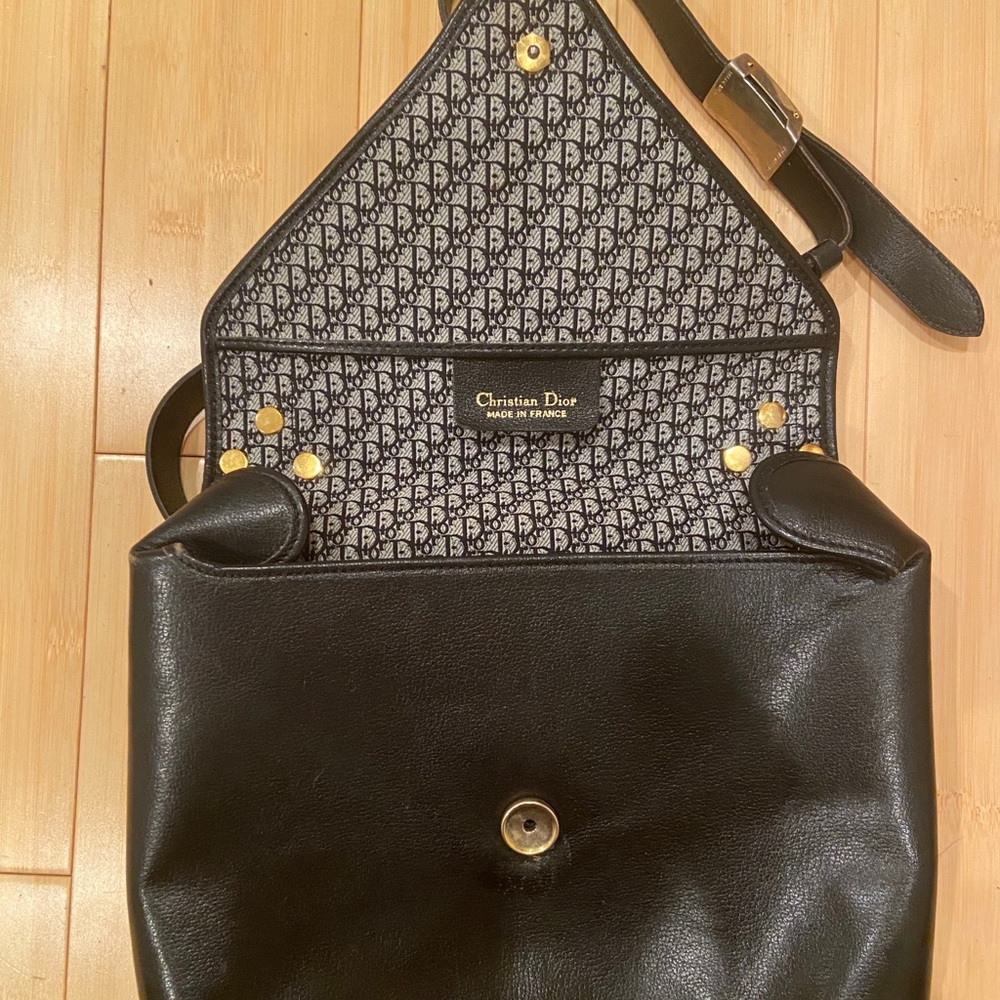 vintage(?) dior crossbody leather purse - Picture 5 of 6